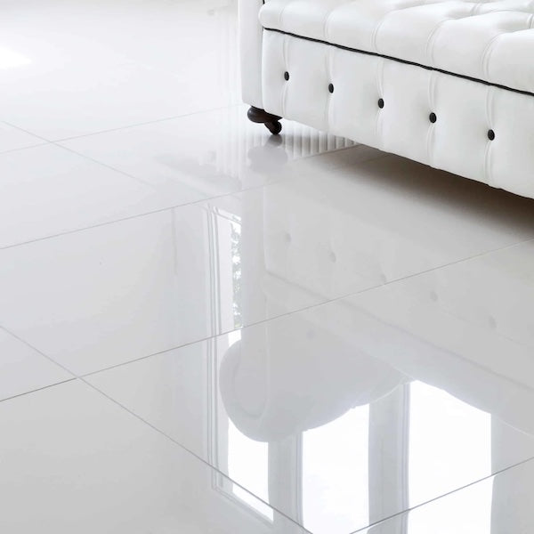 LAUNTON LUSTER WHITE POLISHE 2424 A Grade Tile (4662)