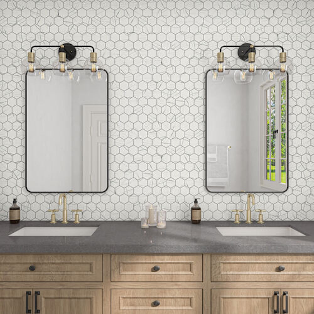 UV123HEXMSLWMT A Grade Discontinued Tile (4101)